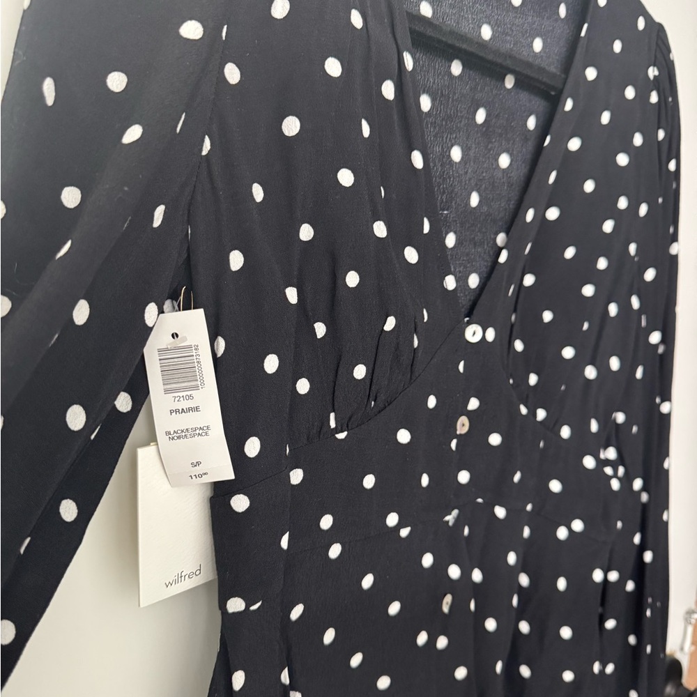 Wilfred - Black Polka Dot Blouse - Picture 4 of 5